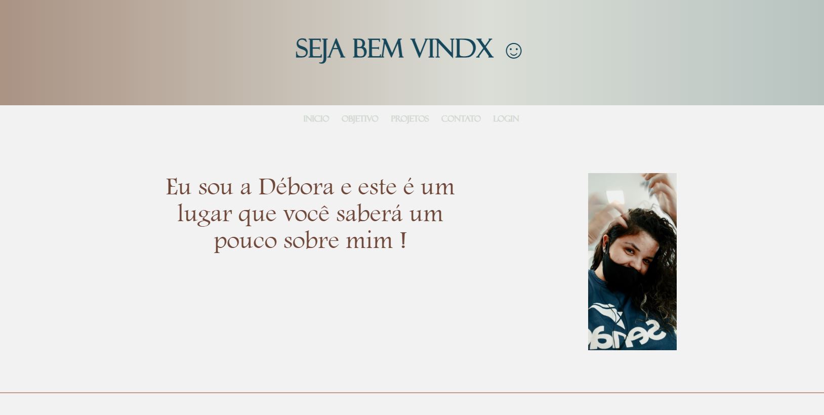 Portifolio - Desenvolvimento WEB