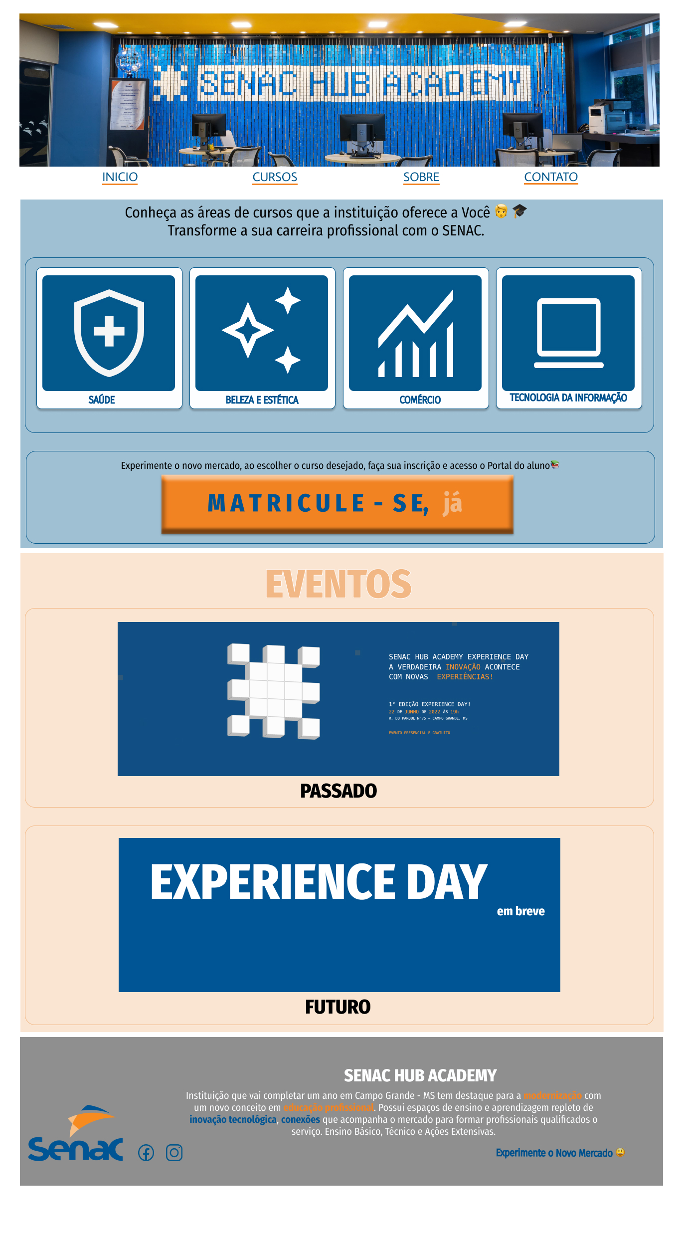 Site do Curso de FRONTEND